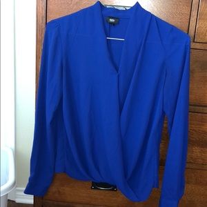 Royal blue blouse